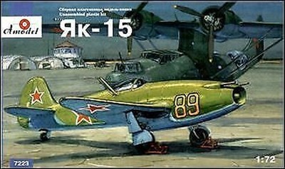 Amodel 7223 - 1:72 Yakovlev Yak-15 Soviet Jet Fighter.relea Limited Quantity- Ne