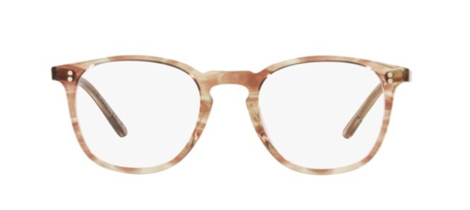 Pre-owned Oliver Peoples 0ov5491u Finley 1993 1744 Hinoki Tortoise Unisex Eyeglasses In Clear