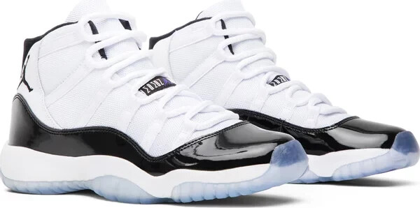 NIKE Air Jordan 11 Retro Concord 2018年 Nike Air Jordan 11 Retro Concord 2018 White Black 378037-100