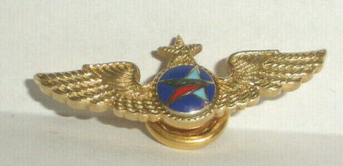 vintage Starflite  airline 14k gold enamel Captain pilot wings badge Tiffany co