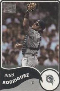 2003 Topps Bazooka - A.J. Pierzynski Ivan Rodriguez Jorge Posada #7