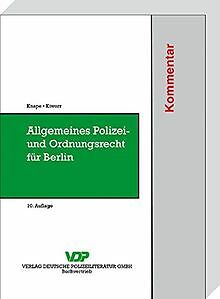 Allgemeines Polizei- und Ordnungsrecht für Berlin: Komme... | Buch | Zustand gut