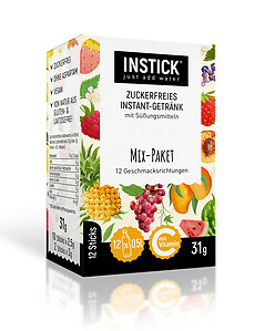 Instick Getränkepulver Mix-Paket  (für 12 x 0,5 L)