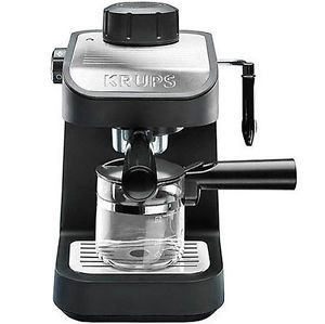 Open Box: KRUPS 985-42 II Espresso/Cappuccino Coffee Machine Black 