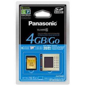 🔥Panasonic AJ-P2E064FGN 64GB F-Series P2 Card Panasonic 64GB SDHC