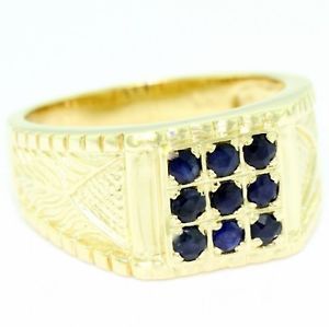 Men's Sapphire Rings