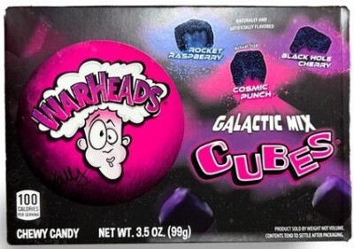 Warheads Galactic Mix Cubes 99g | USA Amerika Import