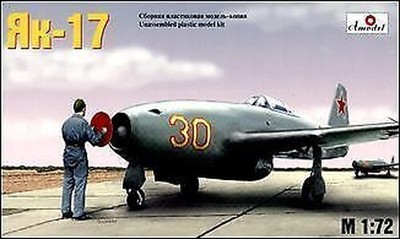 Amodel 7224 - 1:72 Yakolev Yak-17 Soviet Jet Fighter - New