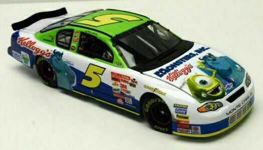 TERRY LABONTE 2001 KELLOGG'S MONSTERS INC. #5 1/24 ACTION