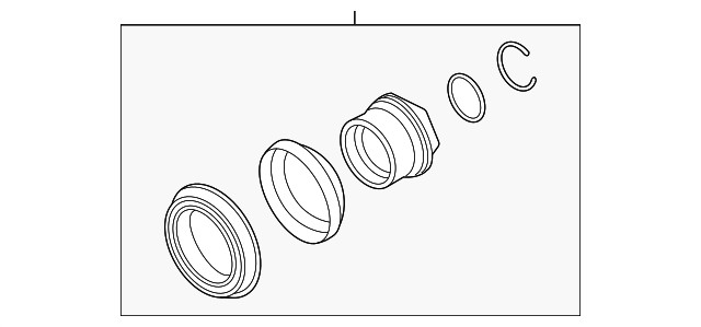Genuine Ford Pinion Seal L1MZ-4676-C