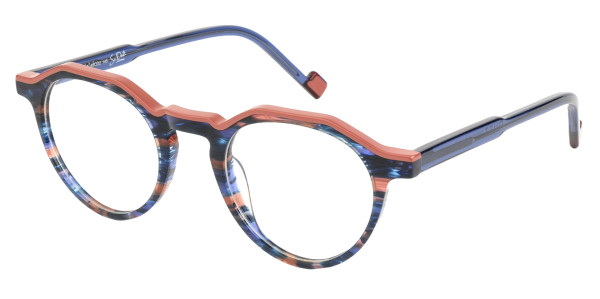 DUTZ DZ2332 45 occhiali da vista uomo donna plastica ovale blu marrone