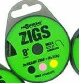 Korda Ready Zigs / Ready Tied Zig Rigs - All Lengths & Types 3 rigs per pack