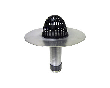 Marathon Aluminum Fast Flow Roof Drain - Retrofit 6'' w/ExpandingTape/NoClampRing