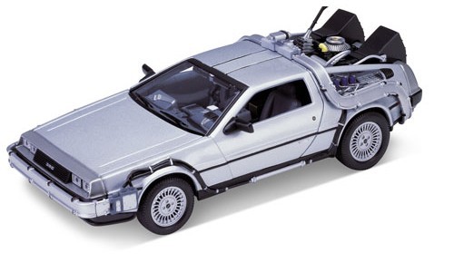 RETOUR VERS LE FUTUR Delorean LK Coupé 1981 1/24 métal miniature Welly 124434 - Photo 1/1