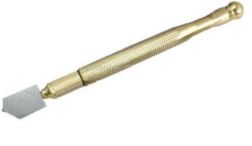 Taglierino Cutter Taglia Vetro Ceramica Piastrelle Manico Ottone dfh