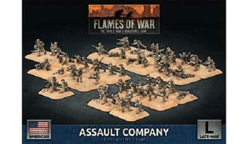 Штурмовая рота (фигурки x88) American Late Flames of War