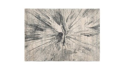 Glint 6.5' x 9.5' Abstract Area Rug, Gray & Cream White