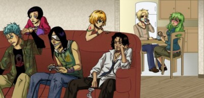 Anime espada coyote starrk grimmjow jeagerjaques luppi Stitched Gaming Mat Desk