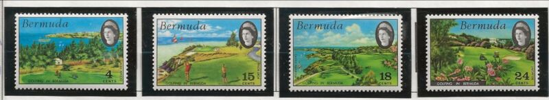 BERMUDA Sc 284-87 NH issue of 1971 - GOLFING