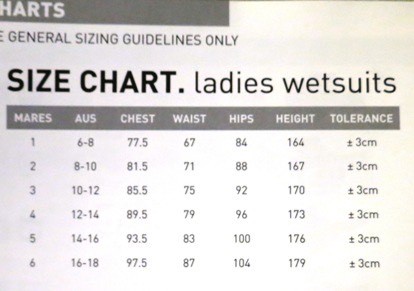 Mares Booties Size Chart