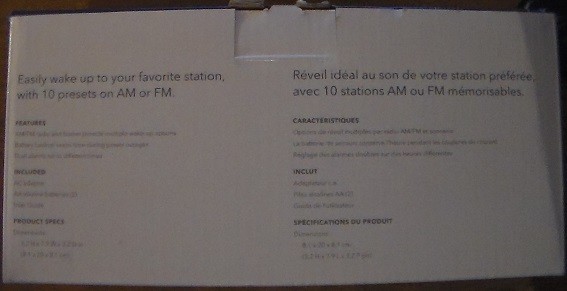 Insignia Digital AM/FM Clock Radio