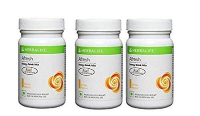 HERBALIFE AFRESH ENRGY DRINK LEMON FLAVOUR PACK OF 3 (50g EACH)
