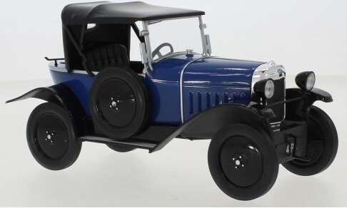 Modelcar - Voiture De 1922 Couleur Bleu FoncÃ© - Opel 4 Ps - 1/18 - Mod18287