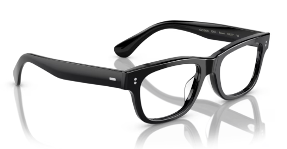 Pre-owned Oliver Peoples 0ov5540u Rosson 1005 Black Soft Square Men's Eyeglasses In Clear