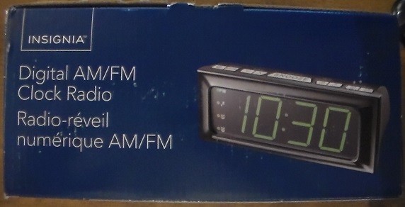 Insignia Digital AM/FM Clock Radio