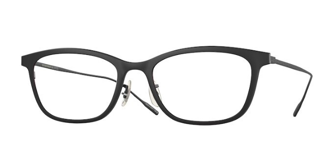 Pre-owned Oliver Peoples 0ov1314t Maurette 5017 Matte Black Unisex Eyeglasses In Clear