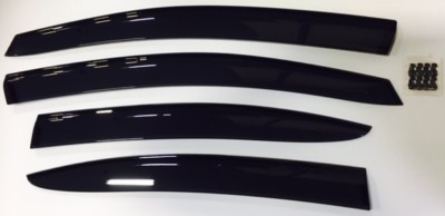 OEM Subaru E3610FJ860 Window Deflector Rain Guards 4pc 12-16 Impreza 15-20 WRX