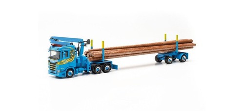 ミニカー 1/87 herpa SCANIA CR20 ND Martin Wittwer Herpa - Scania CR 20 ND Rungen-Hängerzug 