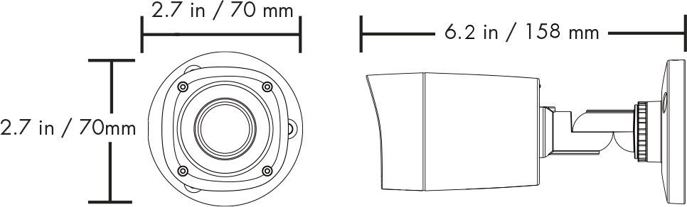 LOREX LBV2531 1080p HD Bullet Security Camera WEATHERPROOF VANDAL PROOF