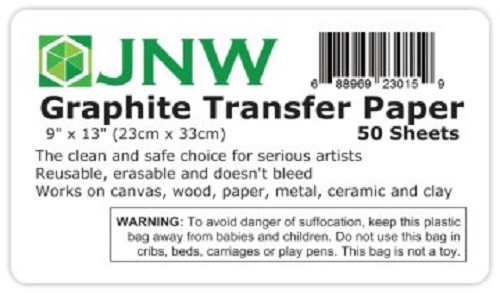 Premium Graphite Carbon Transfer Tracing Carbon Paper 50 Sheets Black 9