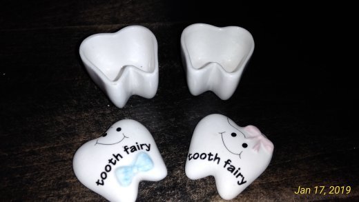 Ceramic Baby Teeth boxes - Boy and Girl