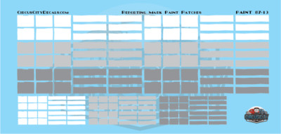 Reporting Mark Paint Patch Set White Gray HO Scale