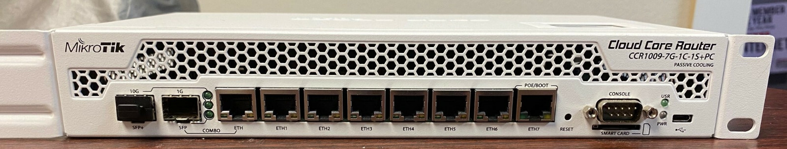 Mikrotik ccr1009 7g 1c pc. Mikrotik ccr1009 7g 1c pc