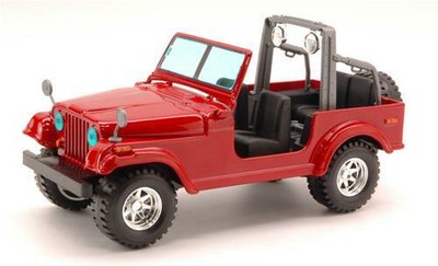 Jeep Wrangler 1:24 Red Burago Bu22033R Miniature