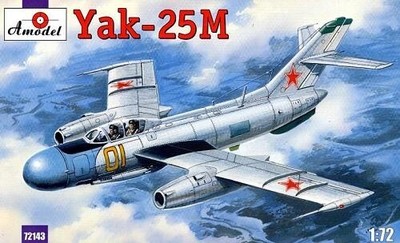 1/72 Amodel #72143  - Yak-25M Soviet fighter