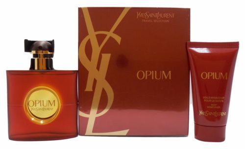 Opium BY YSL Gift Set For Women 3.4 EDT + 6.7 Body Cream