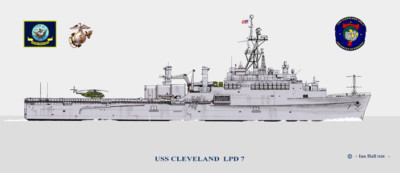 USS Cleveland LPD-7 US Navy