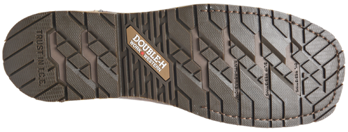 Pre-owned Double-h Boots Men's 11” Outlook Composite Toe Waterproof Ice™ Roper Work Boot B In Brown