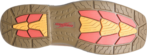 Pre-owned Double-h Boots Men's 11” Phantom Rider Kerrick Composite Toe Non-metallic Roper In Medium Bro