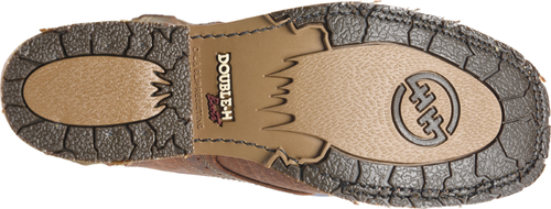 Pre-owned Double-h Boots Men's 11" Dalton Wide Square Toe Ice™ Roper Western Boot Brown -