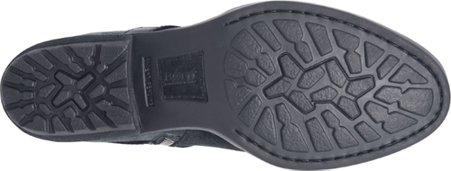 Pre-owned Born Women's Kelle Ankle Boot Black Distressed Leather - Br0061809