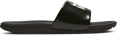 

Nike Kawa Slide Fun Game для маленьких детей, черный/белый, вольт (DD3242 001), Black/white-volt