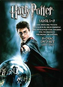 Harry Potter 1-5 (5 DVDs) von Chris Columbus, Alfonso Cuarón | DVD | Zustand gut