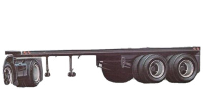 1/25THC WORLDWIDE TESTORS IMC BIG RIG LINDBERG FLATBED TRAILER NEW OLDSTOCK READ