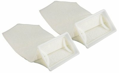 2 Pack 4.5 Inches 200 Micron Aquarium Felt Filter Bags 7x4.5