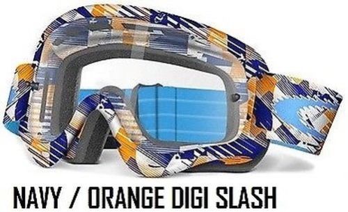 Oakley Orange Front Line MX Moto Goggles w/Prizm Bronze Lens